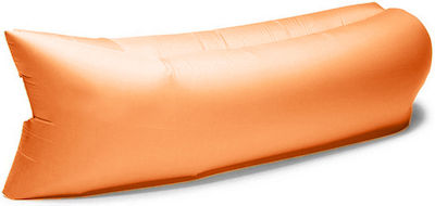 Inflatable Air Sofa Φουσκωτό Lazy Bag Πορτοκαλί 185εκ.
