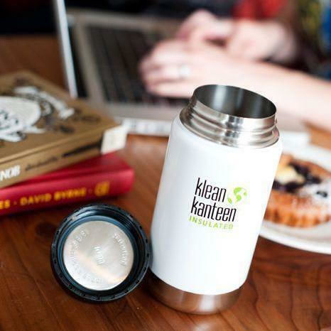 Klean Kanteen Wide Loop Ersatzdeckel für Thermos Weiß