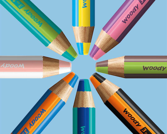Stabilo Woody 3in1 Duo Colored Pencil Set Package of 1 packages