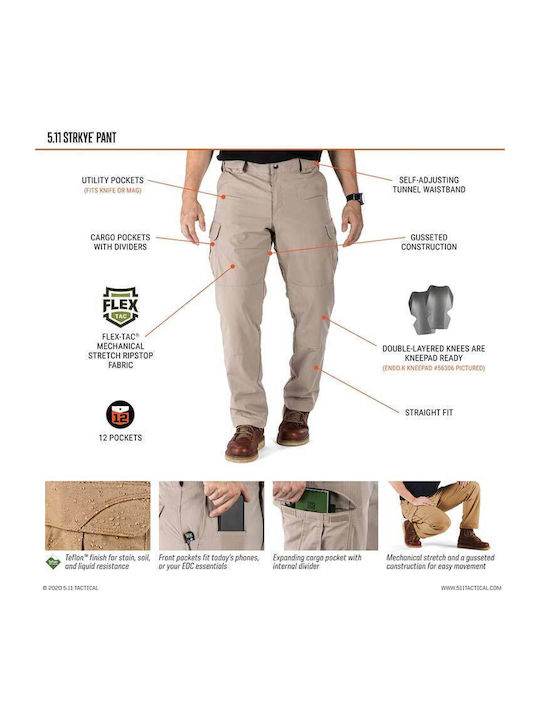 5.11 Tactical 5.11 Stryke Pants Hunting Pant Black In Black Colour