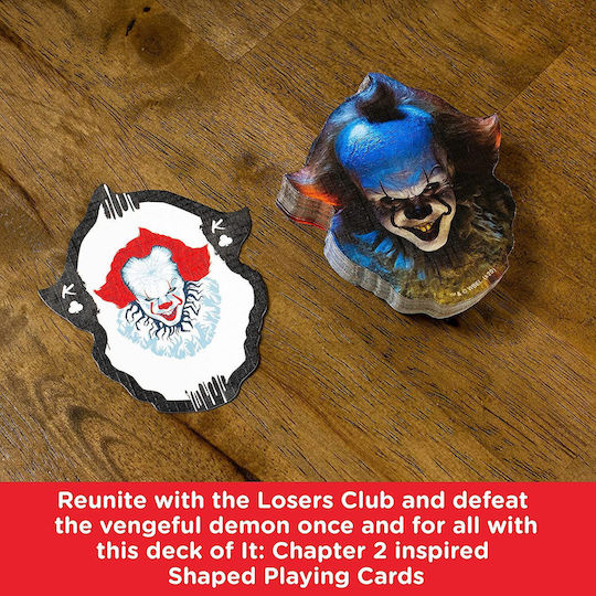 Aquarius It Chapter Two Shaped Συλλεκτική Τράπουλα Πλαστικοποιημένη για Poker