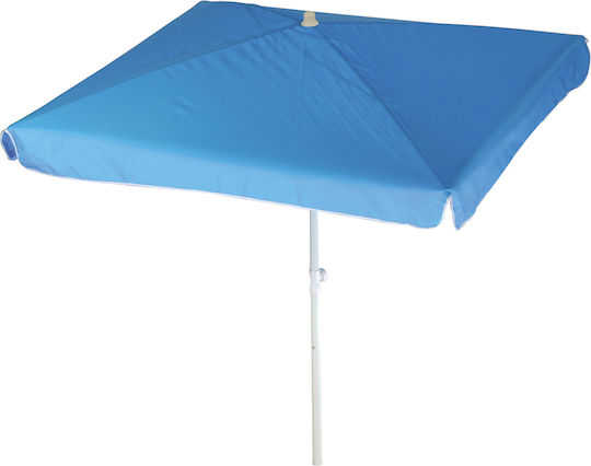 Summer Club Bahamas Beach Umbrella Diameter 1.6m with UV Protection Blue