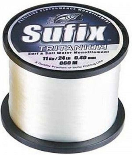Sufix Tritanium Fishing Line Transparent 1520m / 0.3mm / 6.3kg