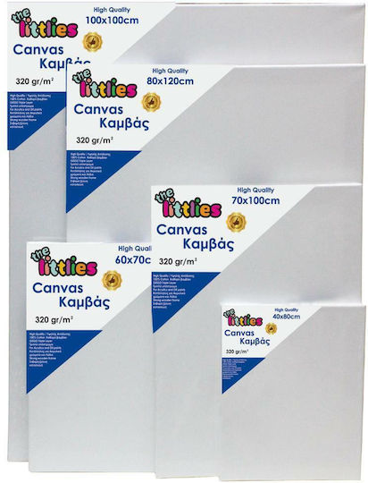 The Littlies Canvas pe Șasiu Alb Rectangular cu panze 50x70cm. 320gr/m² 1buc