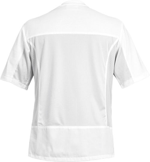 Clement Design Coat Chef Unisex White with Short Sleeve B-Shirt