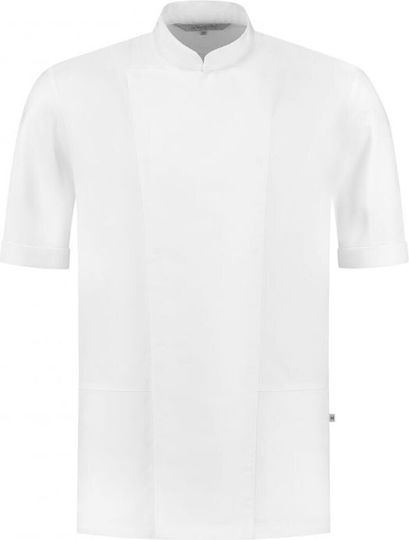 Le Nouveau Chef Melvin Chef Short Sleeve Polycotton Jacket White