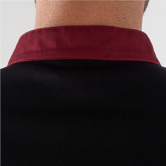 Giblor's Haina Bucătar Unisex Burgundy cu Mâneci scurte Thiago