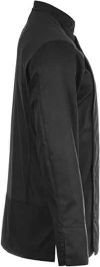 Clement Design Σακάκι Σεφ Unisex Μαύρο με Μακρύ Μανίκι Liverpool
