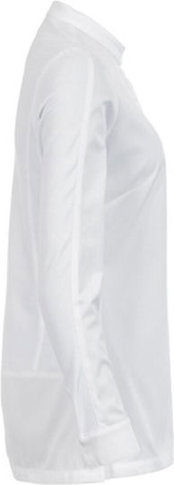 Clement Design Mantel Koch Damen Weiß mit Langärmelig Cocoon