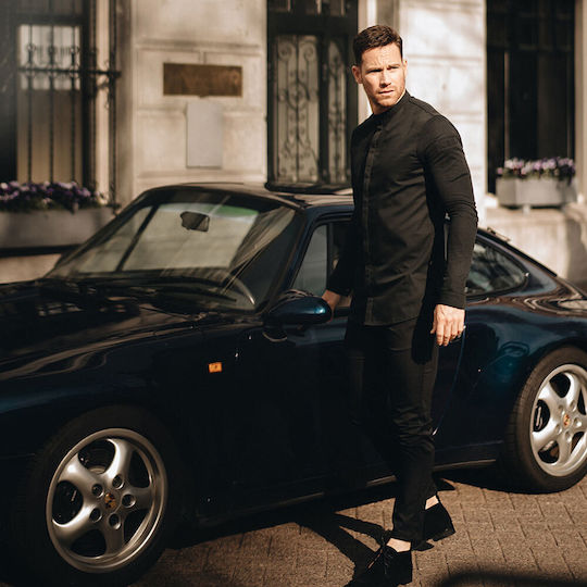 Le Nouveau Chef Coat Chef Black with Long Sleeve Julien