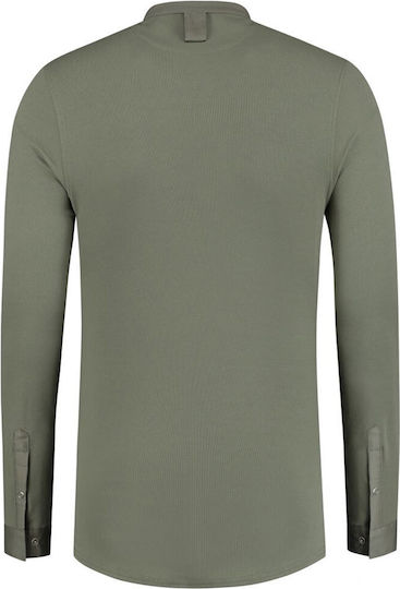 Le Nouveau Chef Mantel Koch Unisex Khaki mit Langärmelig Julien