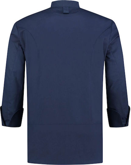 Le Nouveau Chef Coat Chef Blue with Long Sleeve Dave
