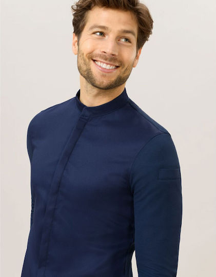 Le Nouveau Chef Coat Chef Blue with Long Sleeve Julien