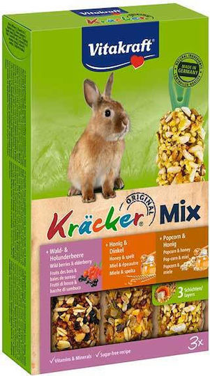 Vitakraft Λιχουδιά για Κουνέλι με Φρούτα Kracker Trio 160gr 3τμχ