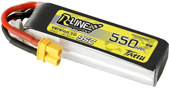 Tattu R-Line Μπαταρία Li-Po 7.4V 550mAh 95C 2S XT30 για Drone