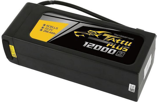 Tattu Plus Tattu Li-Po Batterie 22.2V 12000mAh 15C 6S für Drohne 2 Stück