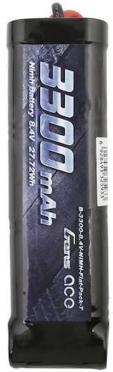 Gens Ace Flache Ni-MH Batterie 8.4V 3300mAh T-Stecker für RC-Fahrzeug 2 Stück