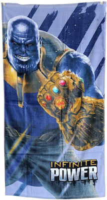 Cerda Marvel Thanos Infinity War Prosoape de plajă pentru copii Albastru Răzbunătorii 140x70cm 2200003869 Marvel Thanos Infinity War