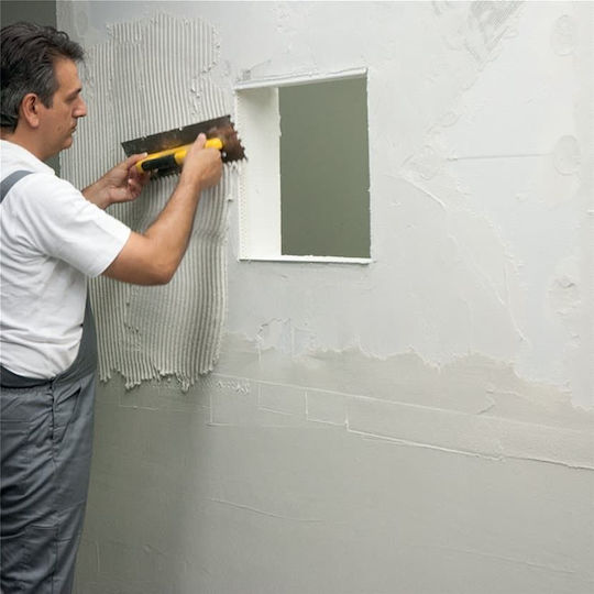 Durostick Σοβάς Plaster Fillers Hydrostop Silicone Plaster Fine 1,5mm White ΚΣΑΠΛ1525 25kg