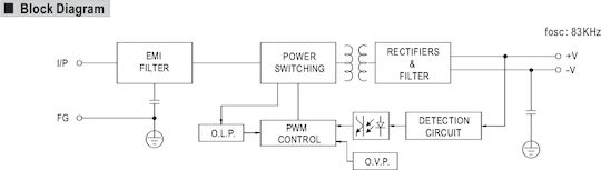Mean Well SD-25B-5 LED Power Supply Power 25W with Output Voltage 5V