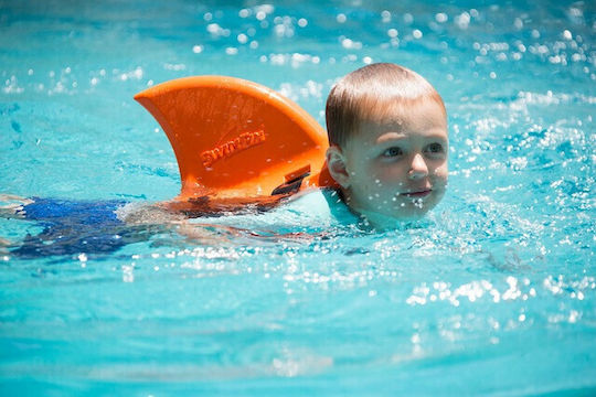SwimFin Aid Swim Belt for 3-6 Years Old Red