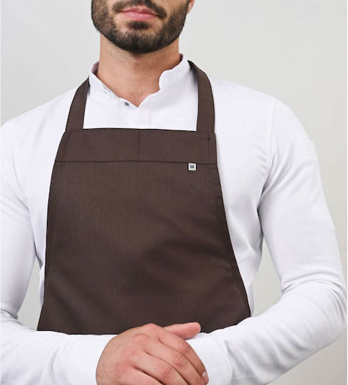 Le Nouveau Chef Ποδιά Σεφ Ολόσωμη Denver Καφέ