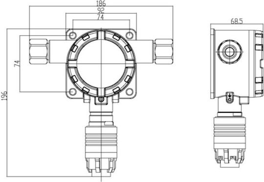 Olympia Electronics TC100N/LPG Βιομηχανικός Ανιχνευτής