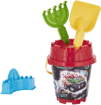 Summertiempo Cars Beach Bucket Set with Accessories 15 cm (5pcs)