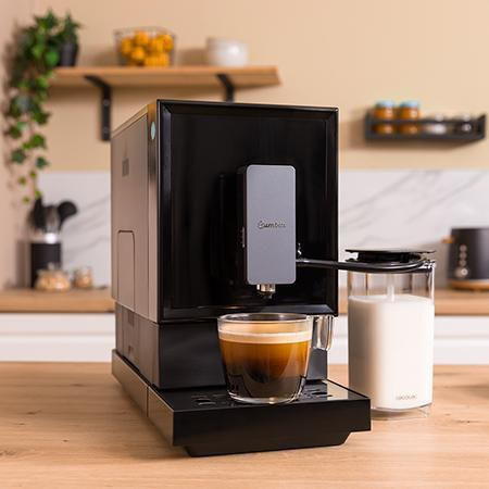Cecotec Power Matic-ccino Cremma Automatic Espresso Coffee Machine 1470W Pressure 19bar for Cappuccino with Grinder Black 01627