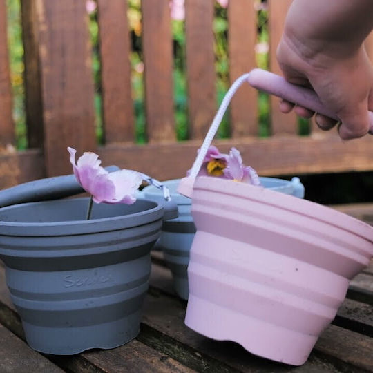 Scrunch Beach Bucket Set with Accessories Purple (2pcs)
