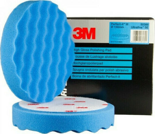 3M Perfect-it Σφουγγάρι Γυαλίσματος Ultrafine Μπλε 150mm