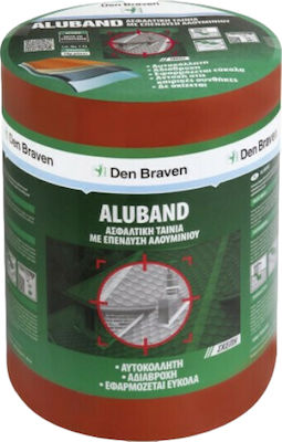 Bostik Den Braven Aluband Red Bituminous Tape with Aluminum Coating 20042700