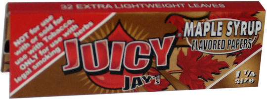 Juicy Jays Maple Syrup Листчета за свиване на цигари 1+1/4 32 листове 24бр