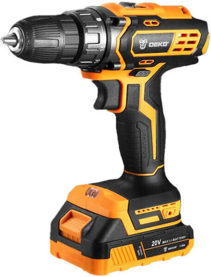 Deko DKCD20XL01-10S3 Brushless Battery Drill Driver 20V 2x2Ah