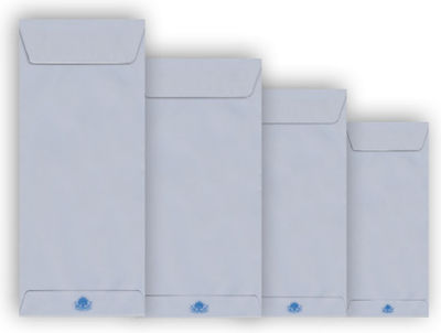 Typotrust Set of Envelopes Bag Type with Adhesive 10pcs in White Color 3064 3064