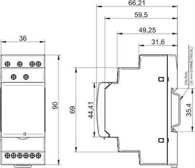 GIC Three-phase Digital Voltage Monitor 03.031.0134