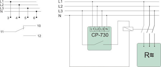 Fluke CP-730 Τριφασικός Επιτηρητής Τάσης Ράγας 4572