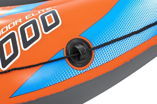 Bestway Inflatable Boat 3 People Orange with Oars & Pump 246x122cm