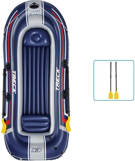 Bestway Hydro-Force Treck X3 Inflatable Boat 3 People Blue 255x127cm