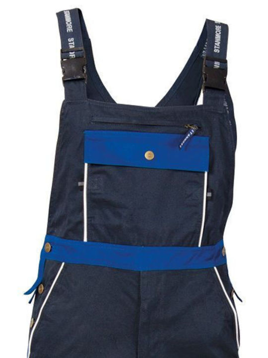 Stenso Stanmore Work Coveralls Dungarees Cotton Blue