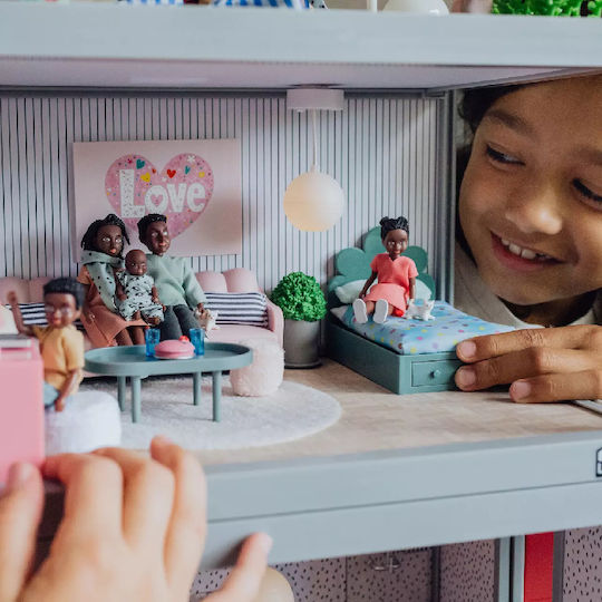 Lundby Billie Σετ Πλαστικές Κούκλες για Κουκλόσπιτο