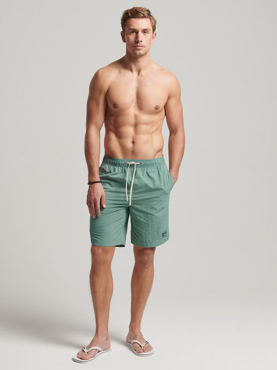 Ovin Vintage Men's Swimwear Shorts Blue