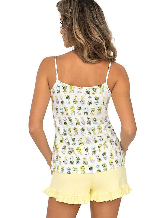 Pajama 176436 Donna Yellow 1/2 Yellow