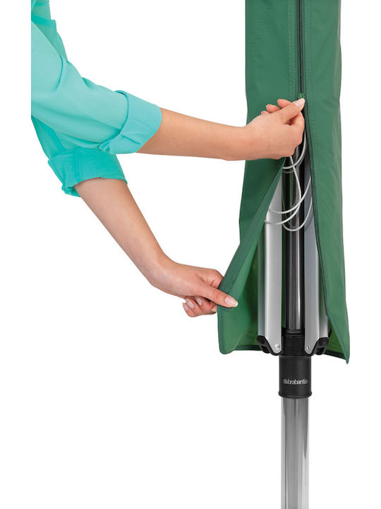 Brabantia Lift-O-Matic Folding Floor Clothes Drying Rack Made of Metal with 40m Hanging Length