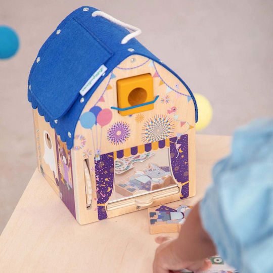Lilliputiens Baby Toy Activity House made of Wood for 36++ Months