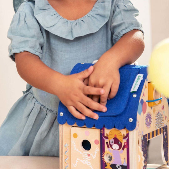 Lilliputiens Baby Toy Activity House made of Wood for 36++ Months