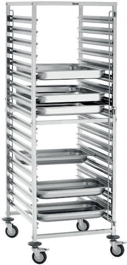 Fresh Commercial Kitchen Food Cart for 18 Trays Liam H173.5xW39.5xD57cm