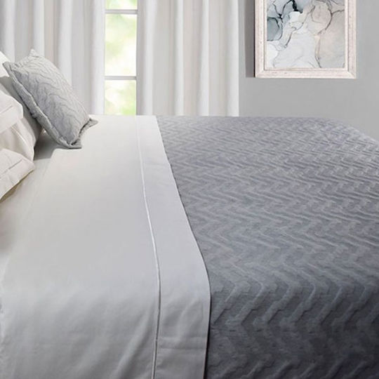 Homeline Übergroße Hoteldecke Matelasse Beige 220x250cm 10Stück Hindoo