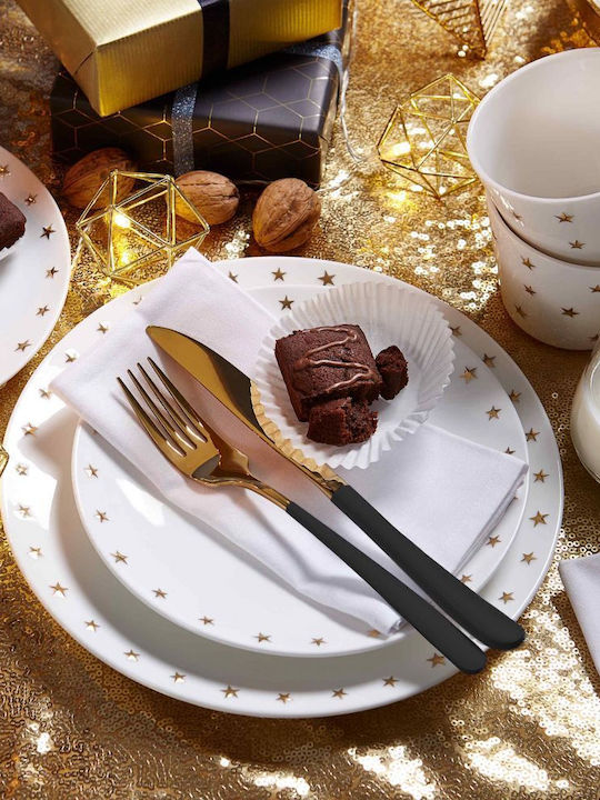 Butlers Empire Besteckset Edelstahl Schwarz 4Stück