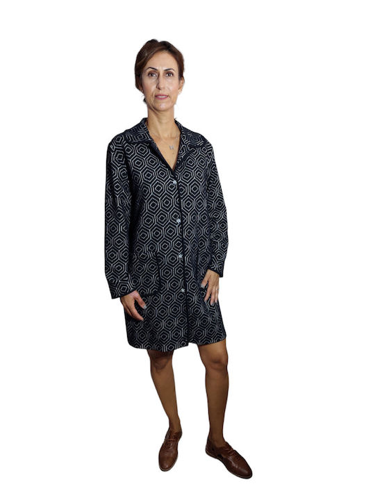 Mardim Robe-Jacket pentru femei, viscoză/licra imprimată